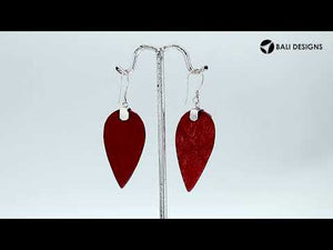 “Wholesale sterling silver drop earrings with Turquoise Shell , handcrafted Bali jewelry with oxidized beadwork for bulk orders”