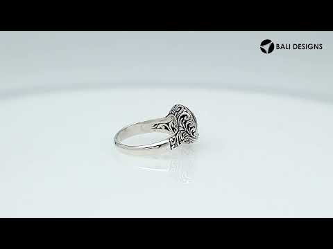 Wholesale Sterling Silver Amethyst Quartz faceted women’s ring with handcrafted silver band