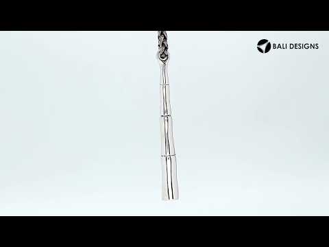 925 Sterling Silver Bamboo Stick Pendant For Wholesale