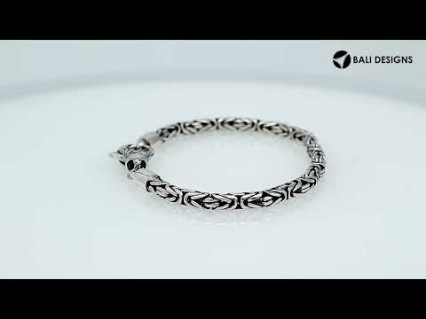 Sterling silver 4mm wheat chain bracelet – handcrafted Bali wholesale jewelry
