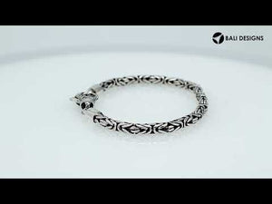 Sterling silver 4mm wheat chain bracelet – handcrafted Bali wholesale jewelry