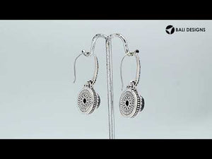 Wholesale sterling silver earrings with round Labradorite Quartz