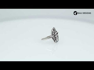 Sterling Silver Beautiful Simple Designer Ring In Elegant Minimal Style