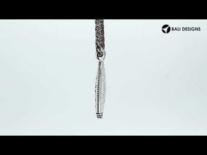 925 Hammered Silver Oval Pendant For Wholesale Jewelry Collection