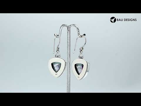 Sterling Silver Mystic Quartz Triangle Earrings For Wholesale Collection
