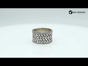 Sterling Silver Plain Band Nice Looking Ring With Smooth Polished Finish For Wholesale Buyers.