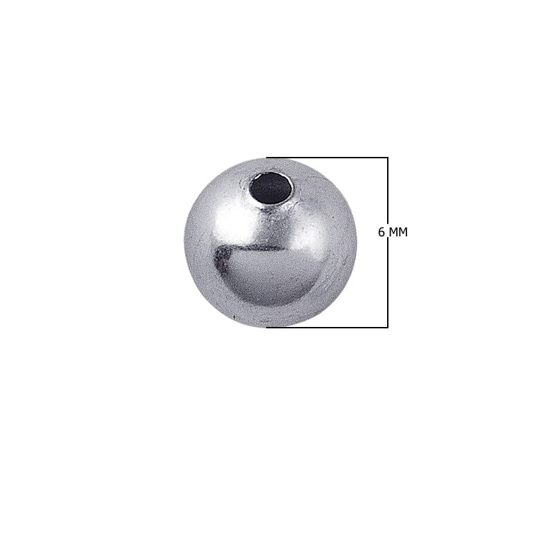 Polished Silver Overlay round bead handcrafted in India for retail jewelry and DIY designs