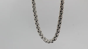 Wholesale 6MM Sterling Silver chain with lobster clasp, handcrafted in Bali.