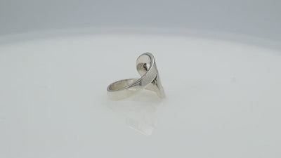 Bulk sterling silver openwork statement rings with adjustable design, modern handcrafted wholesale silver jewelry for resellers.