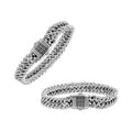 Silver Curb Chain Bracelet With Push Clasp In 925 Sterling Silver For Wholesale