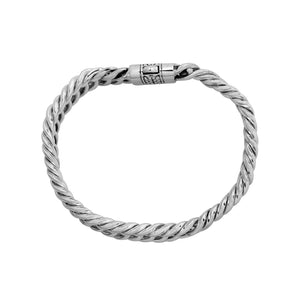 Silver Curb Chain Bracelet With Push Clasp In 925 Sterling Silver For Wholesale