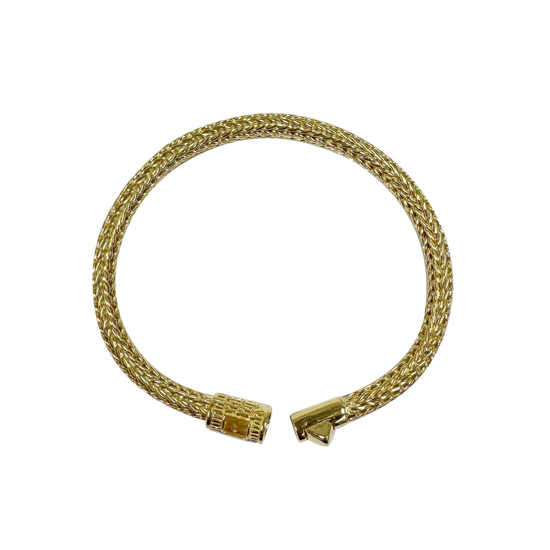 AB-6081-S-7.5" 18K Gold Bracelet Jewelry Bali Designs Inc 
