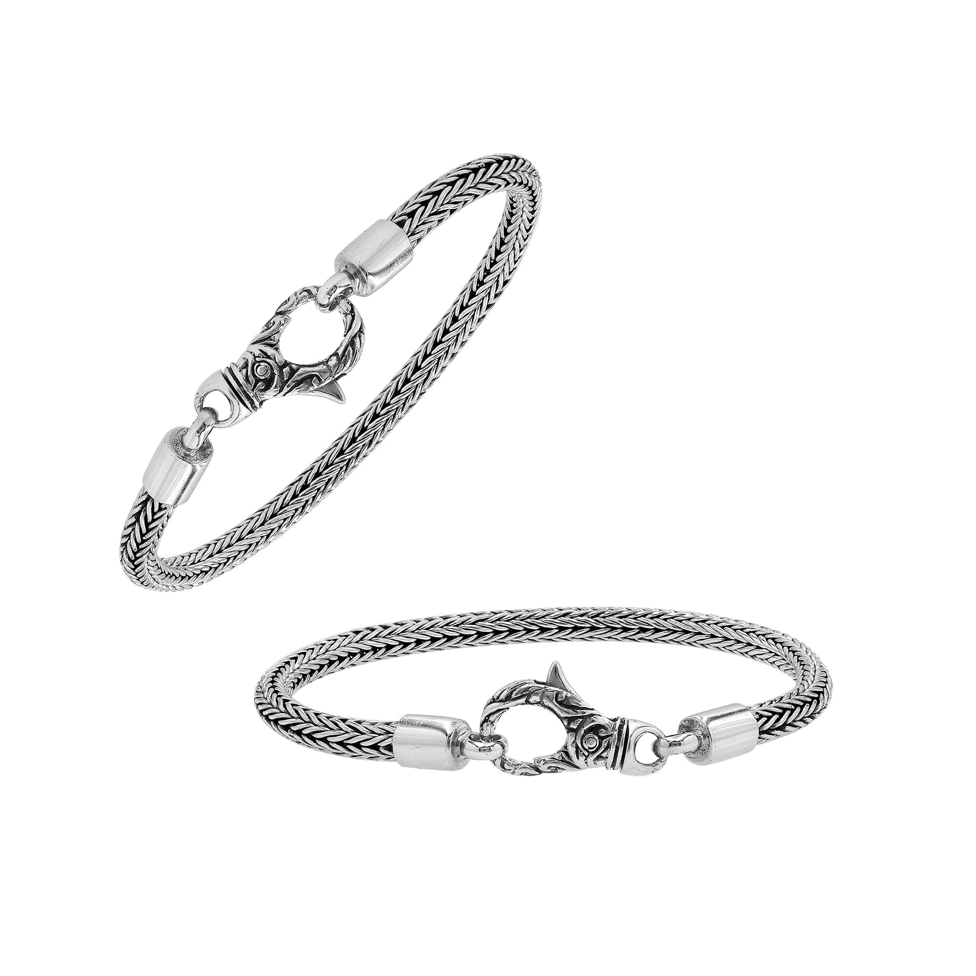 Buy THE MEN THING 8mm Pure Stainless Steel Double Ring Bracelet, European  Style - 8 inch with Adjustable Lobster Claw Buckle for Men & Boy Online at  Best Prices in India - JioMart.