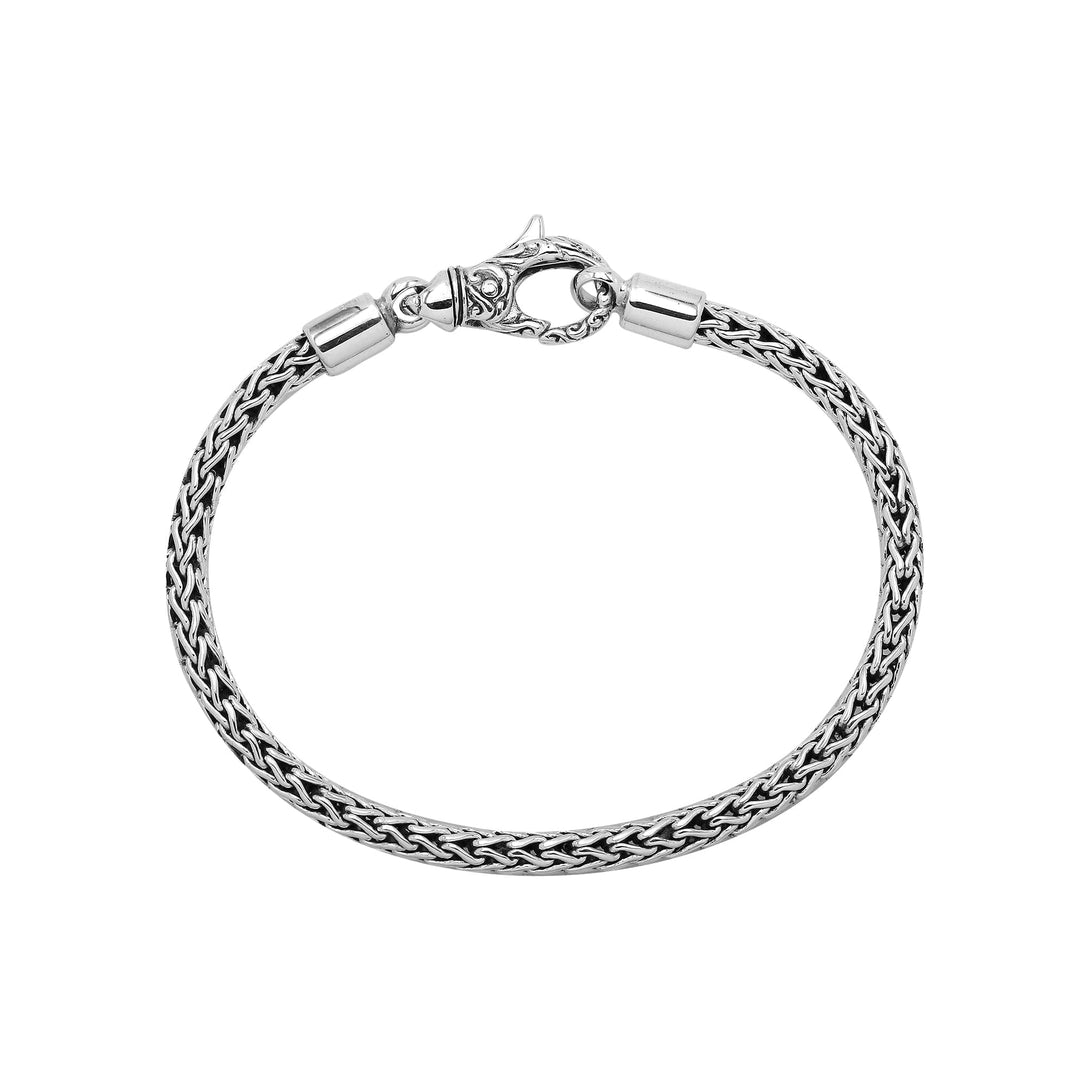 AB-6335-S-8" Bali Hand Crafted Sterling Silver Bracelet With Lobster Jewelry Bali Designs Inc 