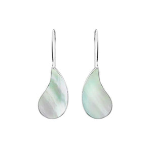 Sterling Silver drop earrings with Mother Of Pearl for wholesale collection