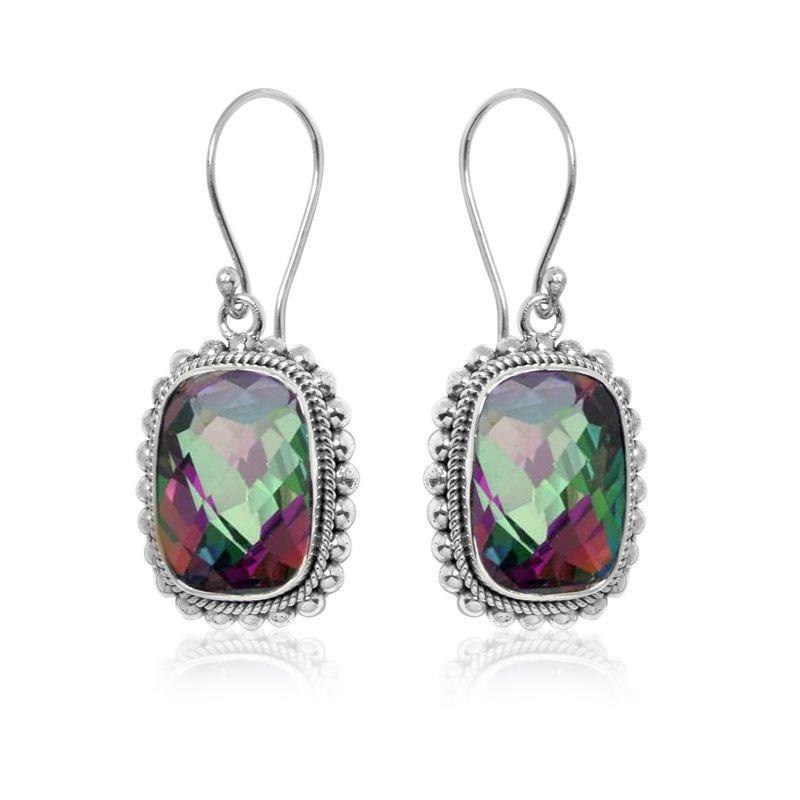 AE-6062-MT Sterling Silver Earring With Mystic Quartz Jewelry Bali Designs Inc 
