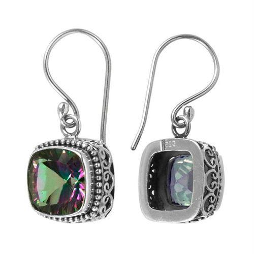 AE-6074-MT Sterling Silver Earring With Mystic Quartz Jewelry Bali Designs Inc 