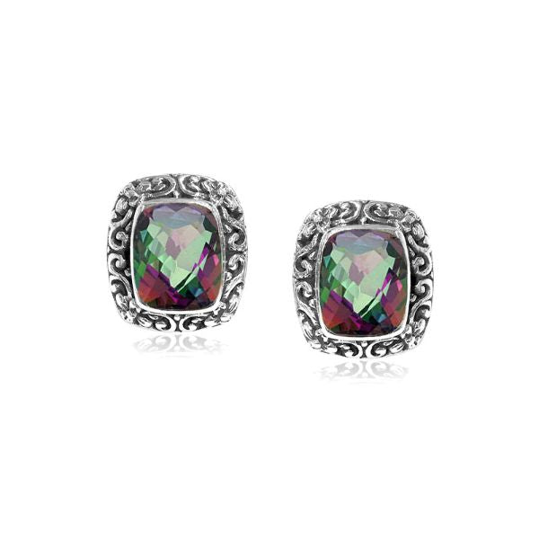AE-6083-MT Sterling Silver Earring With Mystic Quartz Jewelry Bali Designs Inc 