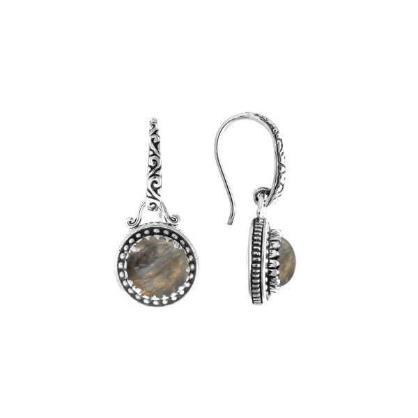 AE-6134-LB Sterling Silver Earring With Labradorite Jewelry Bali Designs Inc 