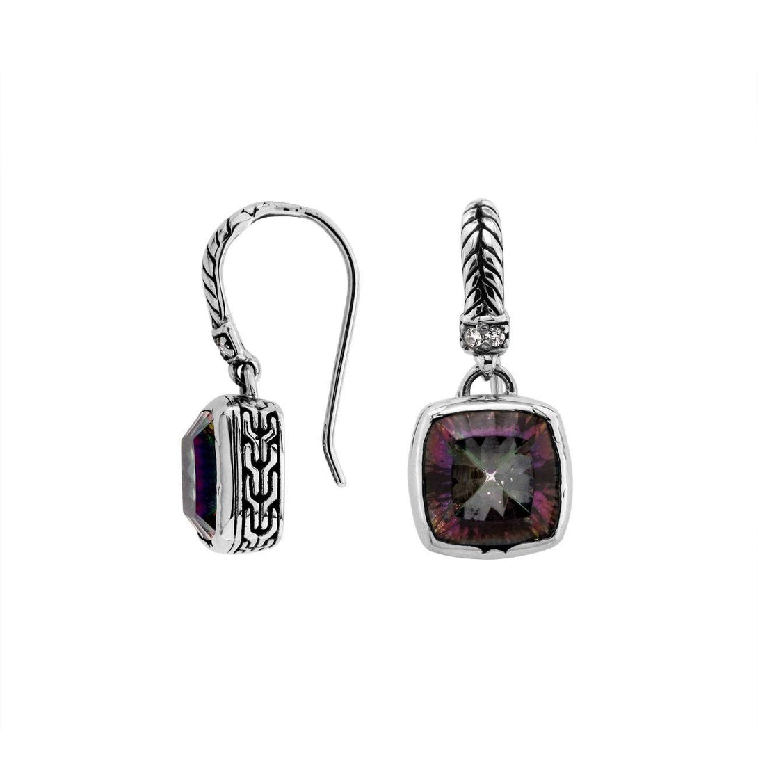 AE-6162-MT Sterling Silver Earring With Mystic Quartz Jewelry Bali Designs Inc 