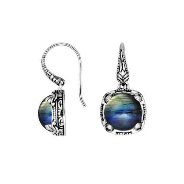 AE-8029-LB Sterling Silver Earring With Labradorite Jewelry Bali Designs Inc 