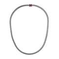 AN-1122-RB-16" Sterling Silver Necklace With Ruby Q. Jewelry Bali Designs Inc 