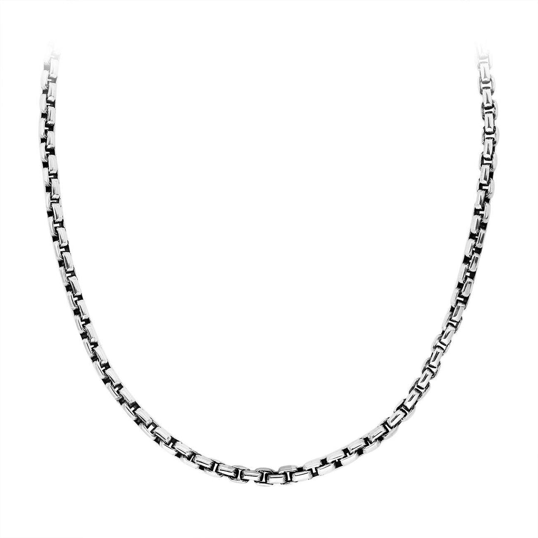 AN-1155-S-16" Bali Hand Crafted Sterling Silver cushion Chain Jewelry Bali Designs Inc 
