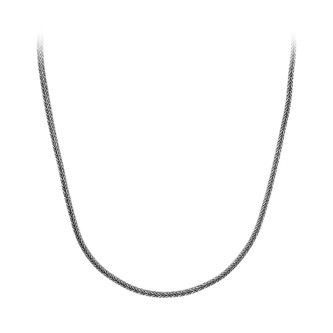 AN-6310-S-16" Bali Hand Crafted Sterling Silver Chain With Hook Jewelry Bali Designs Inc 
