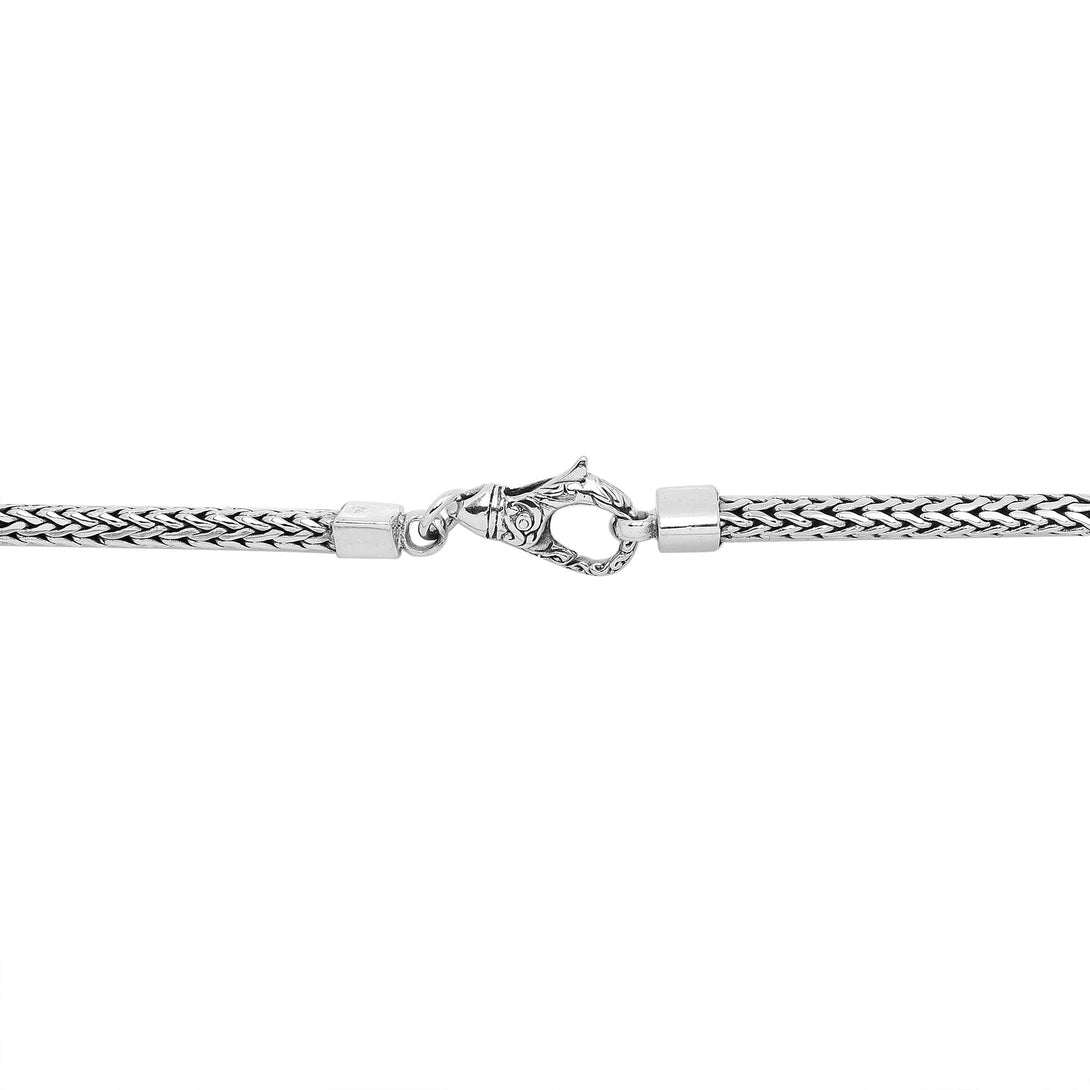 Wholesale 4 MM Sterling Silver chain with lobster clasp, handcrafted in Bali, Indonesia.