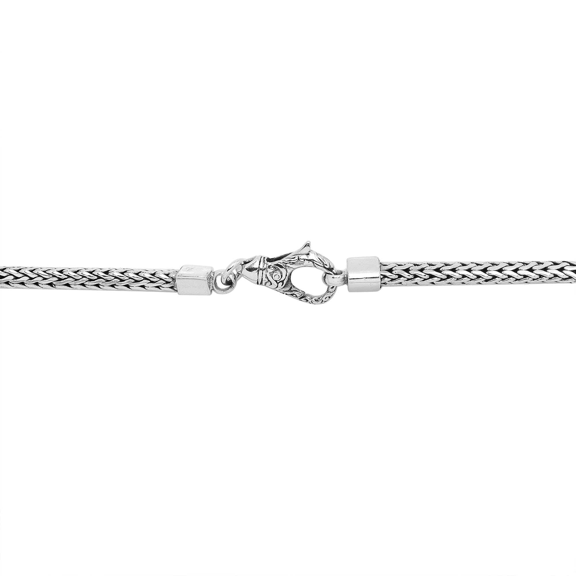 Wholesale 4 MM Sterling Silver chain with lobster clasp, handcrafted in Bali, Indonesia.