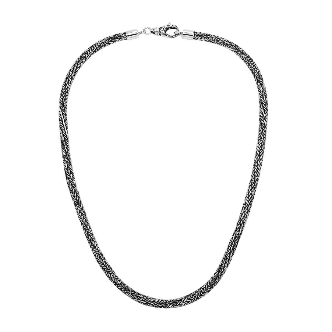 AN-6336-S-5MM-22" Bali Hand Crafted Sterling Silver Chain With Lobster Jewelry Bali Designs Inc 