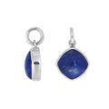 Lapis 925 silver cushion-cut pendant for wholesale jewelry orders