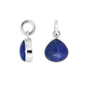 Lapis 925 silver teardrop-cut pendant for wholesale jewelry orders