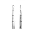925 Sterling Silver Bamboo Stick Pendant For Wholesale