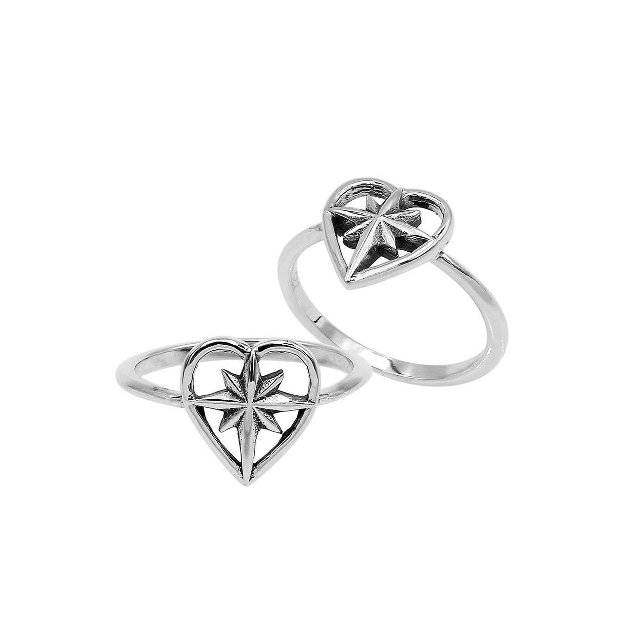 Sterling silver simple designer ring in elegant style