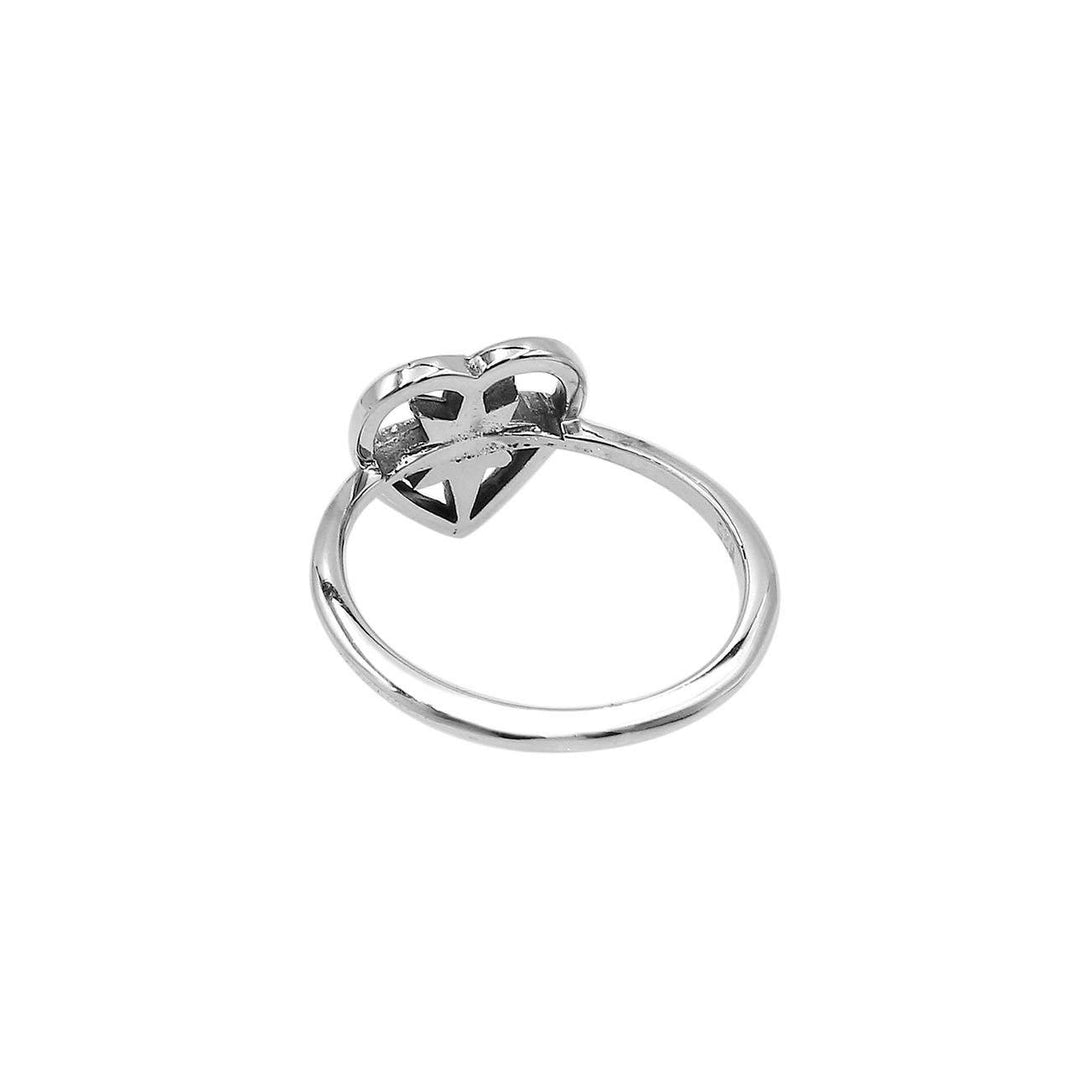 AR-6300-S-9" Sterling Silver Beautiful Simple Designer Ring With Plain Silver Jewelry Bali Designs Inc 
