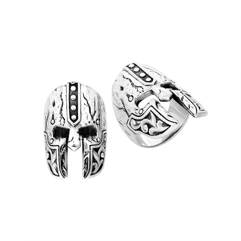 AR-9000-S-10" Sterling Silver Beautiful Designer Ring With Plain Silver Jewelry Bali Designs Inc 