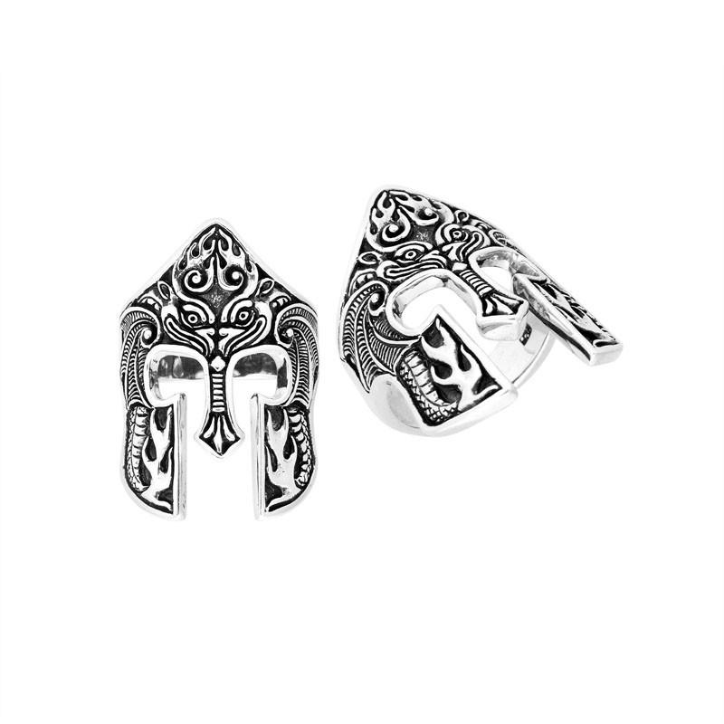 AR-9004-S-11" Sterling Silver Beautiful Stylish Ring With Plain Silver Jewelry Bali Designs Inc 