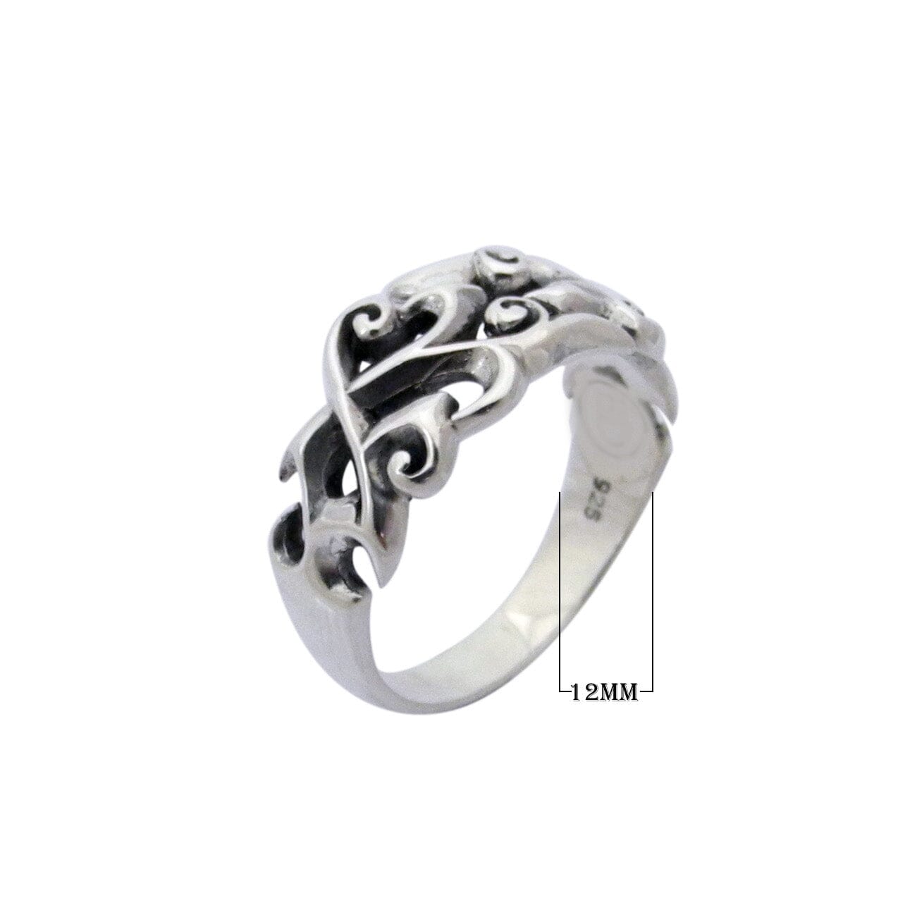 Sterling Silver handcrafted minimal band ring wholesale from Bali, Indonesia with polished smooth finish