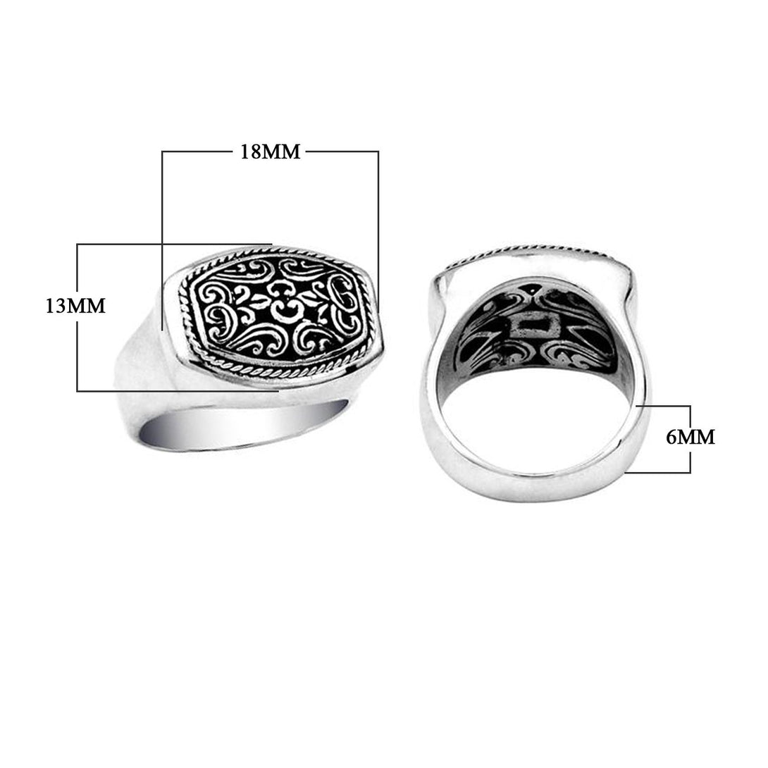 ARSF-6007-SF-6" Silver Overlay Ring Jewelry Bali Designs Inc 