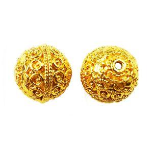 BG-122 18K Gold Overlay Bali Bead Beads Bali Designs Inc 