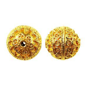 BG-155 18K Gold Overlay Bali Bead Beads Bali Designs Inc 