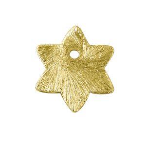 BG-219-8MM 18K Gold Overlay Star Shape Chip Bead Beads Bali Designs Inc 