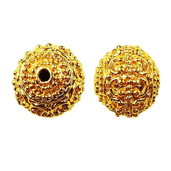 BG-256 18K Gold Overlay Bali Bead Beads Bali Designs Inc 