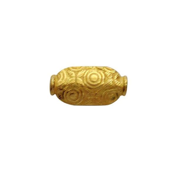 BG-313 18K Gold Overlay Motif Bead Beads Bali Designs Inc 
