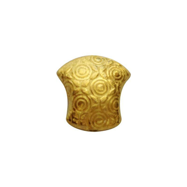BG-319 18K Gold Overlay Motif Bead Beads Bali Designs Inc 