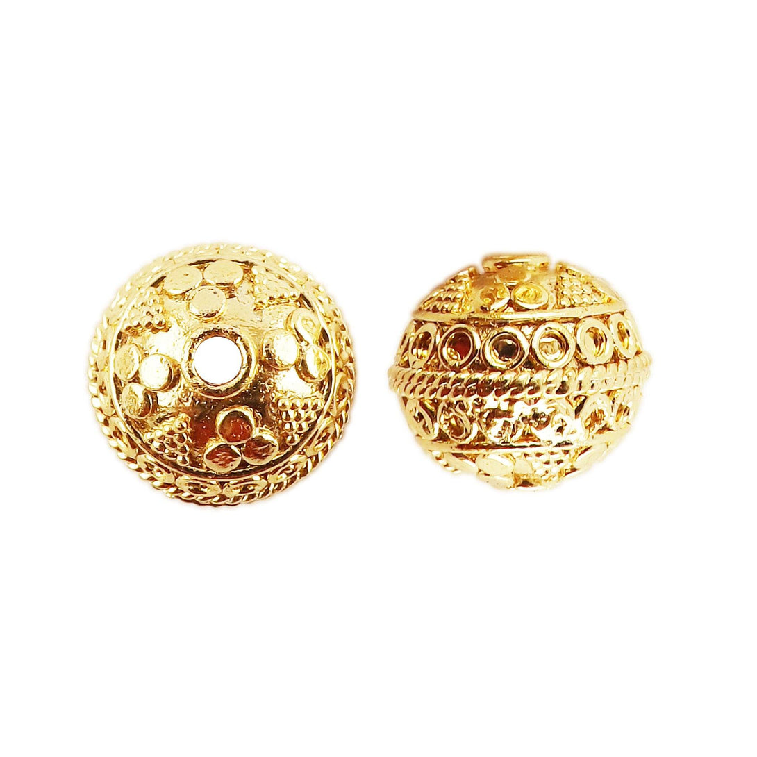 BG-369 18K Gold Overlay Bali Bead Beads Bali Designs Inc 