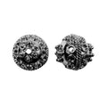 BR-134 Black Rhodium Overlay Bali Bead Beads Bali Designs Inc 