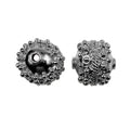Black rhodium overlay over copper beaded spacer bead handcrafted in India for wholesale jewelry making