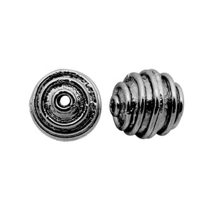 BR-372 Black Rhodium Overlay Bali Bead Beads Bali Designs Inc 